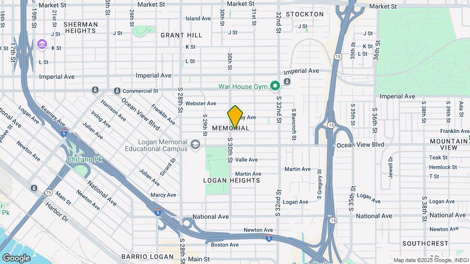 3011 Franklin Ave Map and Location Details