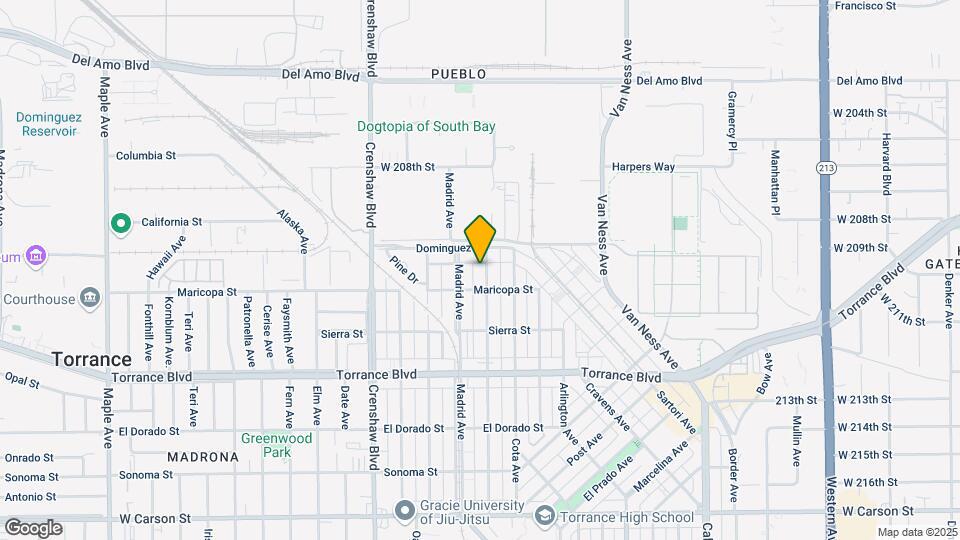 625 Amapola Ave Map and Location Details