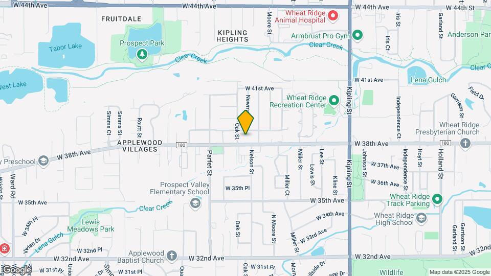 10717 W 38th Ave Map and Location Details