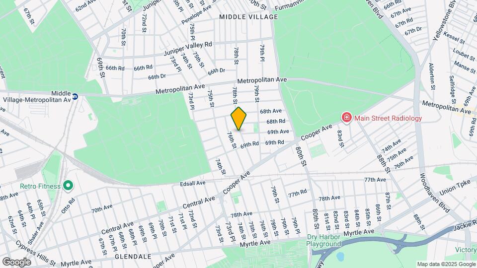 68-48 78th St Mapa y Detalles de la Ubicación