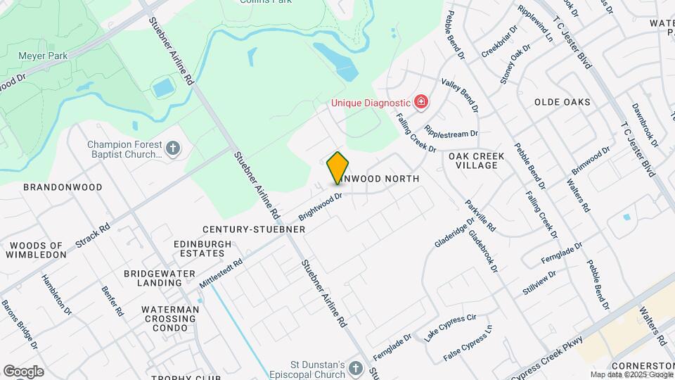 4214 Brightwood Dr Map and Location Details