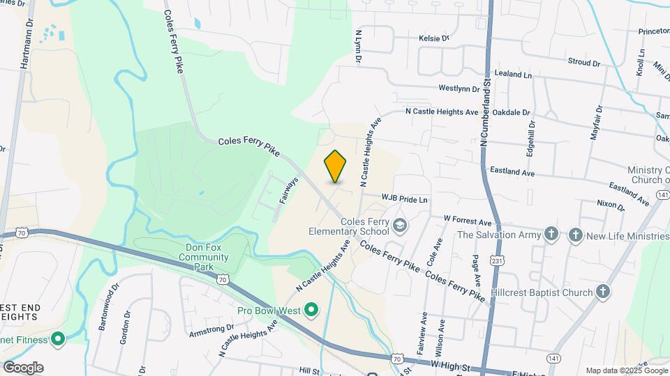 515 Ferndale Pl Map and Location Details