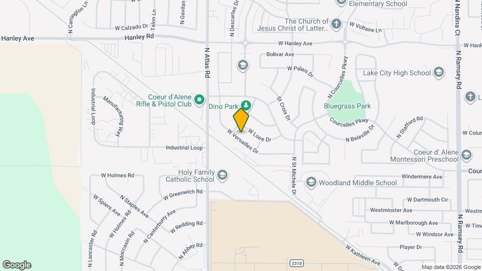 2917 W Versailles Dr Mapa y Detalles de la Ubicación