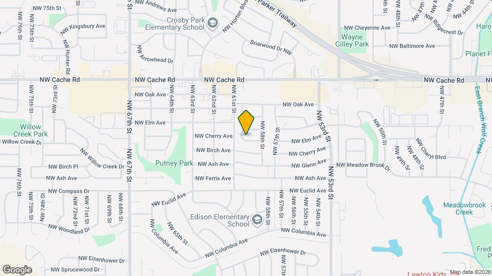 5813 NW Elm Ave Map and Location Details