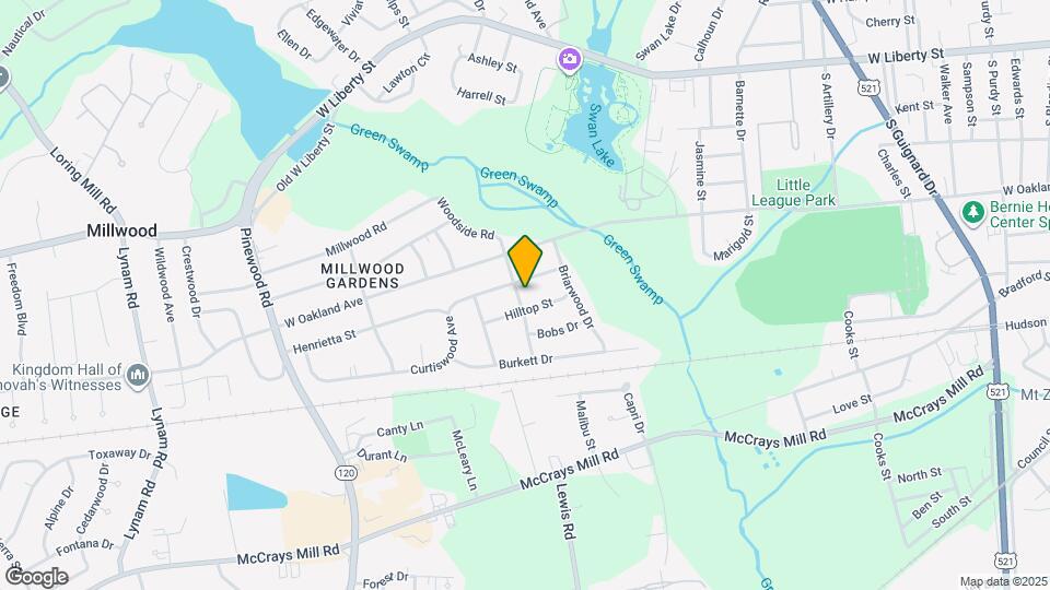 119 Woodside Rd Map and Location Details