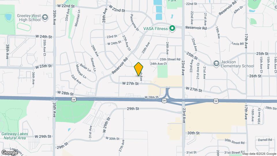 2504 W 26th Street Rd Map and Location Details