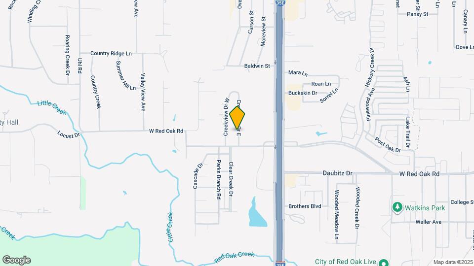 168 Creekview Dr E Mapa y Detalles de la Ubicación