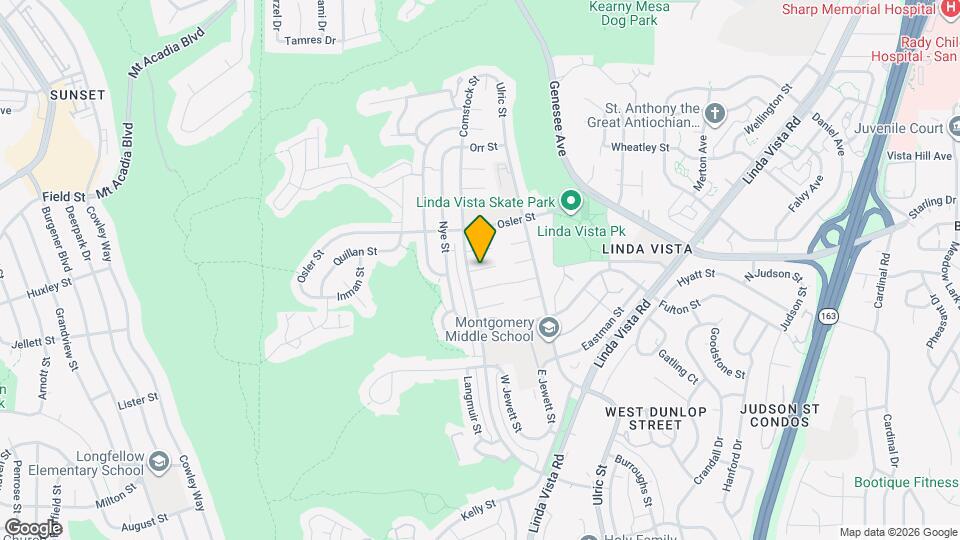 6640 Valjean Ct Map and Location Details