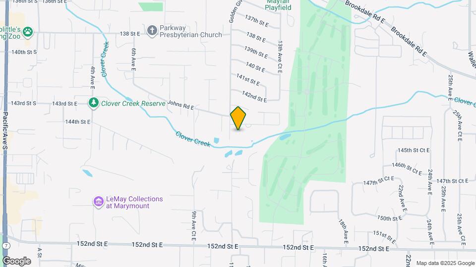 14416 11th Ave Ct E Mapa y Detalles de la Ubicación