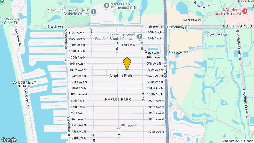 736 104th Ave N Map and Location Details