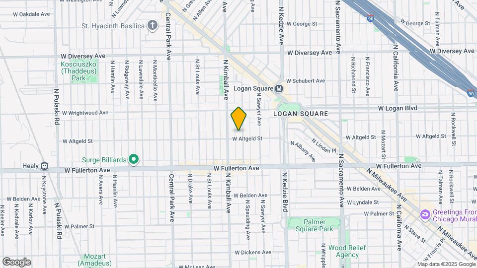 2508 N Spaulding Ave, Unit A Map and Location Details