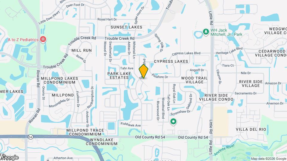 4454 Whitetail Ln Map and Location Details
