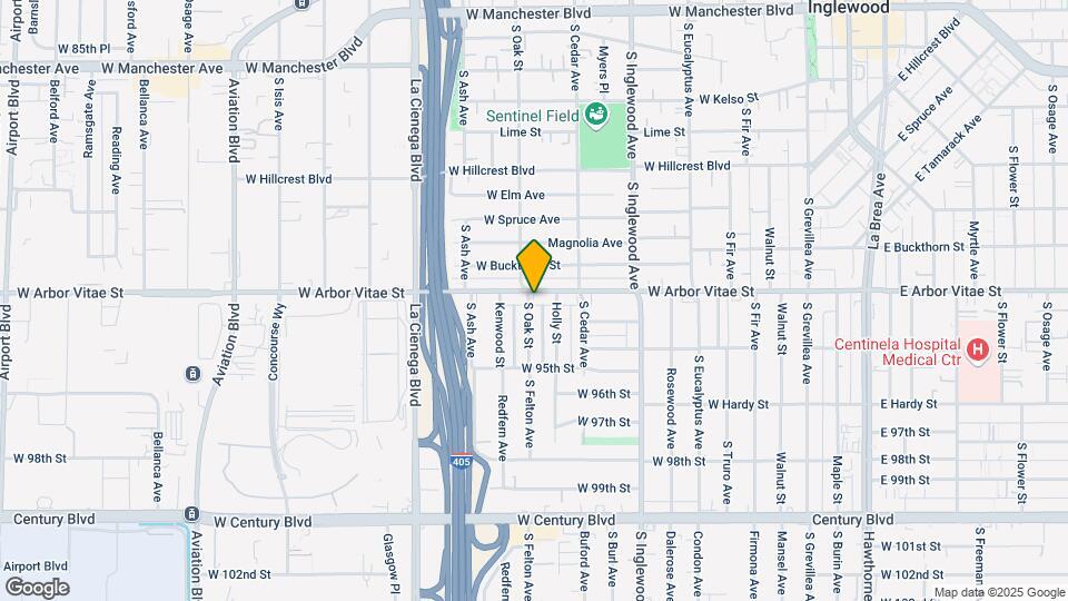 908 S Oak St-Unit -908A Map and Location Details
