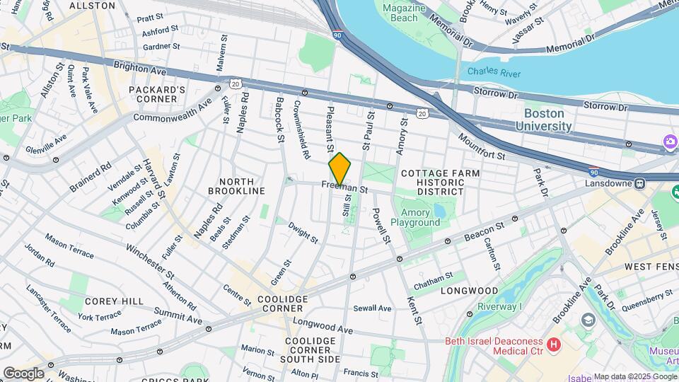 135 Pleasant St, Unit 912Y Map and Location Details