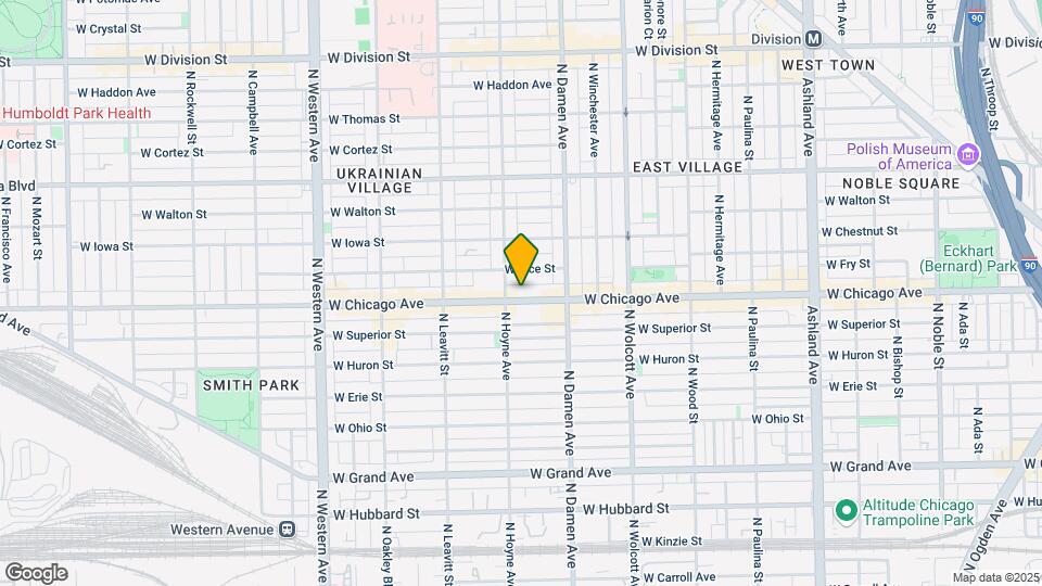 2046 W Chicago Ave Map and Location Details