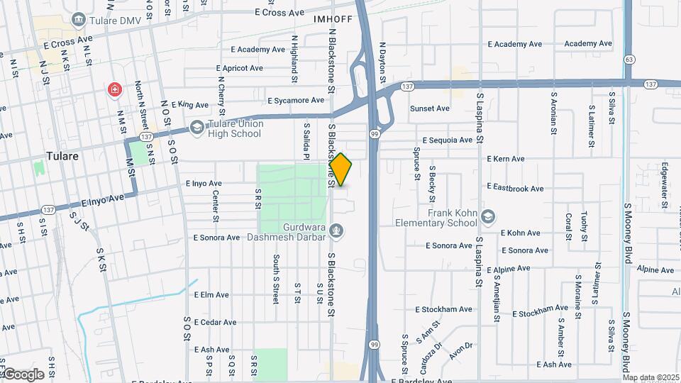 342-352 S Blackstone St Mapa y Detalles de la Ubicación
