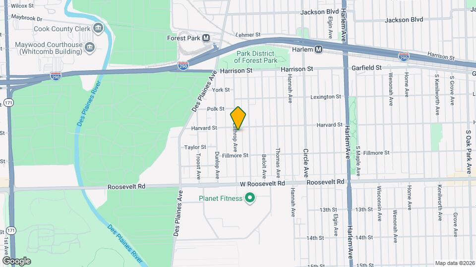 1008 Lathrop Ave, Unit 1 Map and Location Details