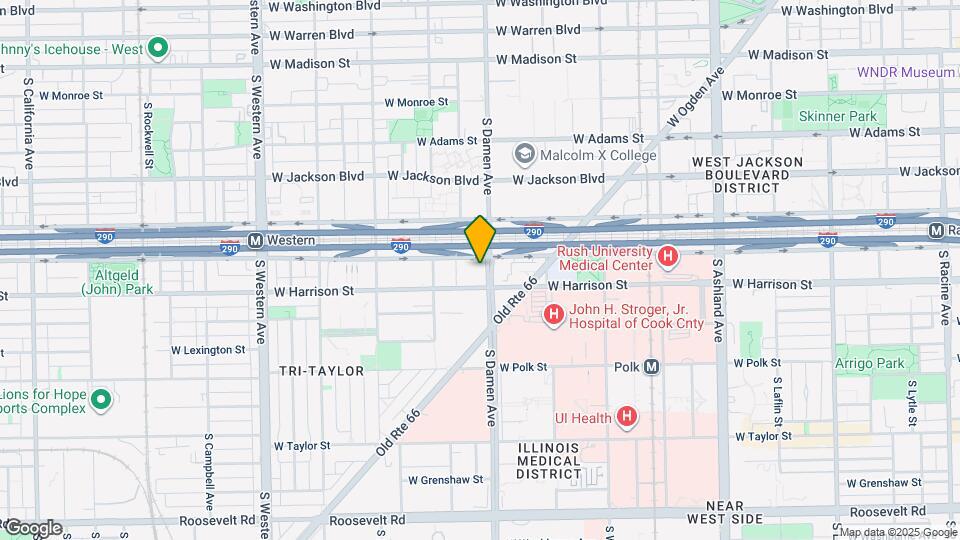 511 S Damen Ave Map and Location Details