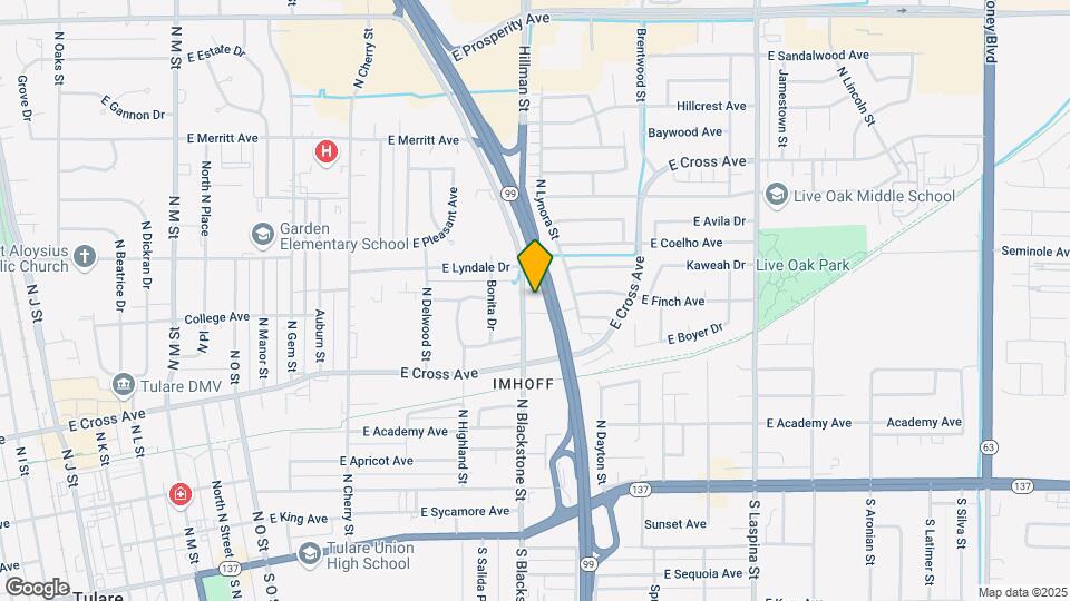 616-620 N Blackstone St Map and Location Details
