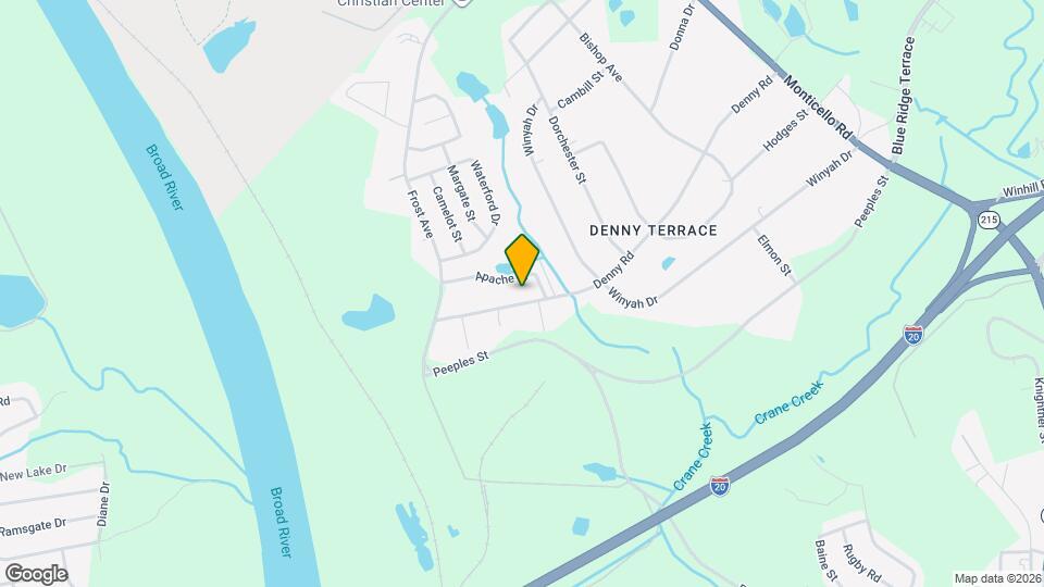 1005 Denny Rd Map and Location Details