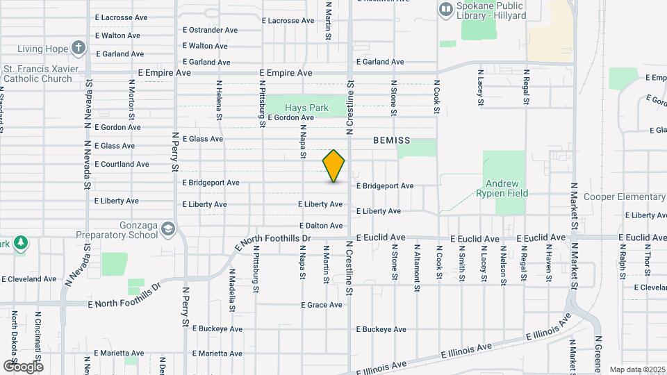 2010 E Bridgeport Ave Mapa y Detalles de la Ubicación