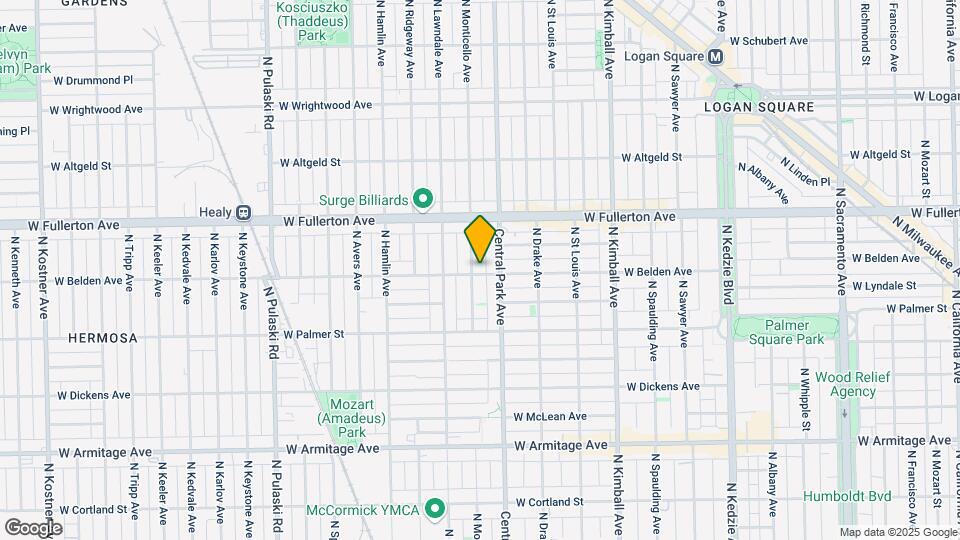 2301 N Monticello Ave-Unit -1 Map and Location Details