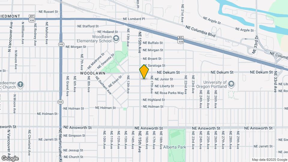 1524 NE Junior St Mapa y Detalles de la Ubicación