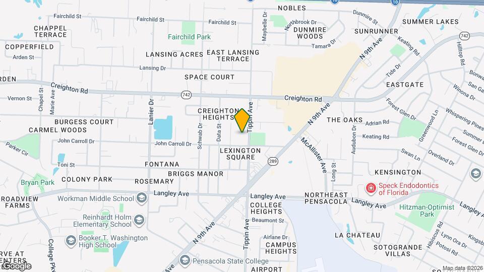 6615 Tippin Ave, Unit #B Mapa y Detalles de la Ubicación