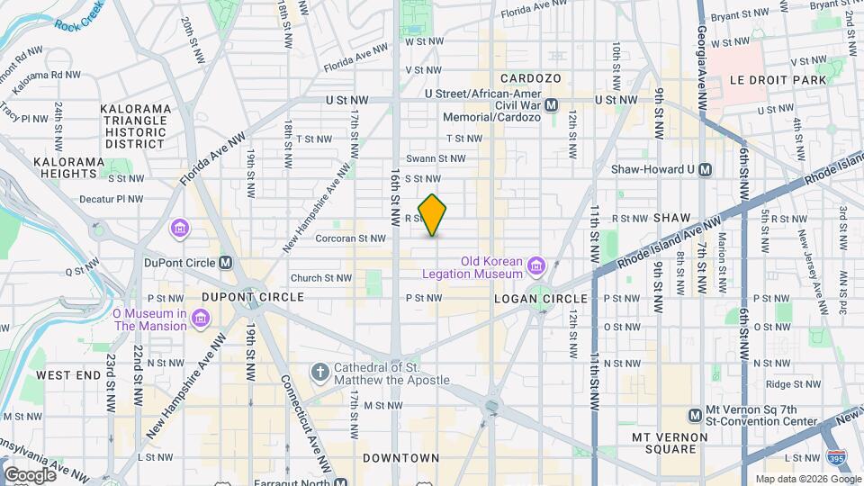 1614 15th St NW Map and Location Details