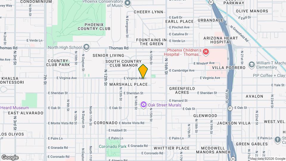 1423 E Virginia Ave Map and Location Details