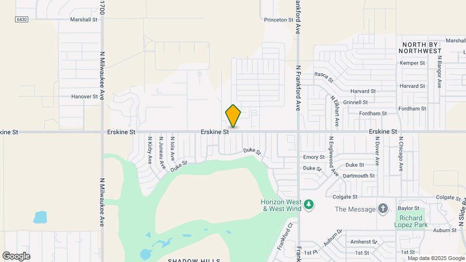 5912 Erskine St Map and Location Details