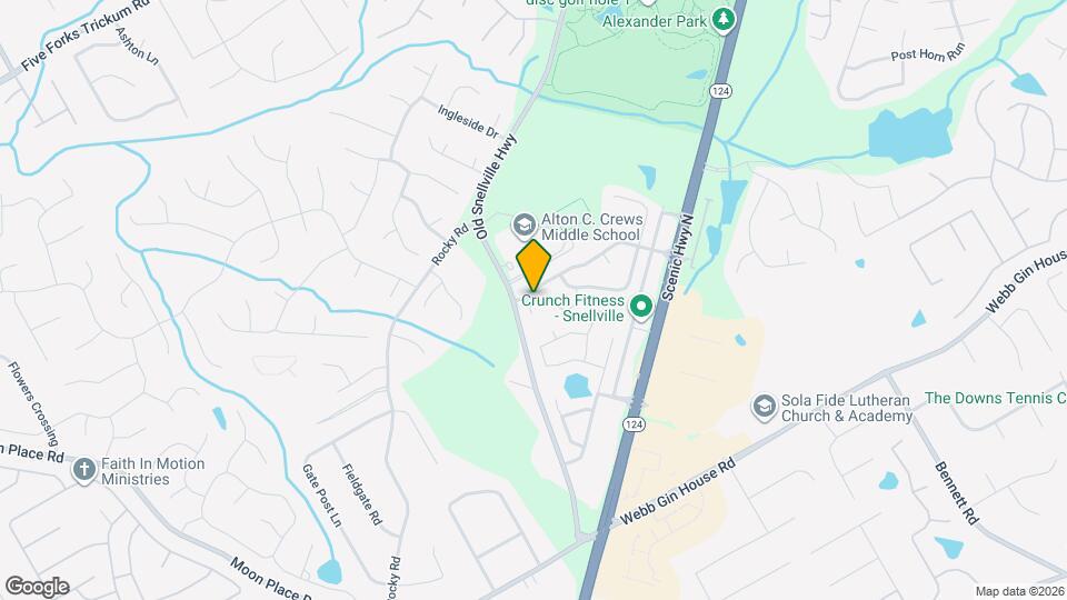 1668 Scenic Pines Dr Map and Location Details