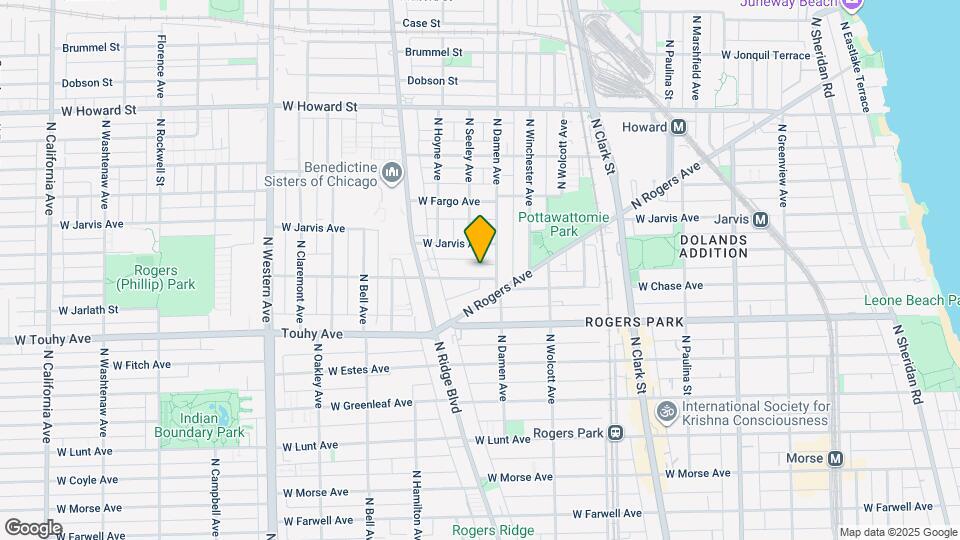 2018 W Chase Ave Map and Location Details