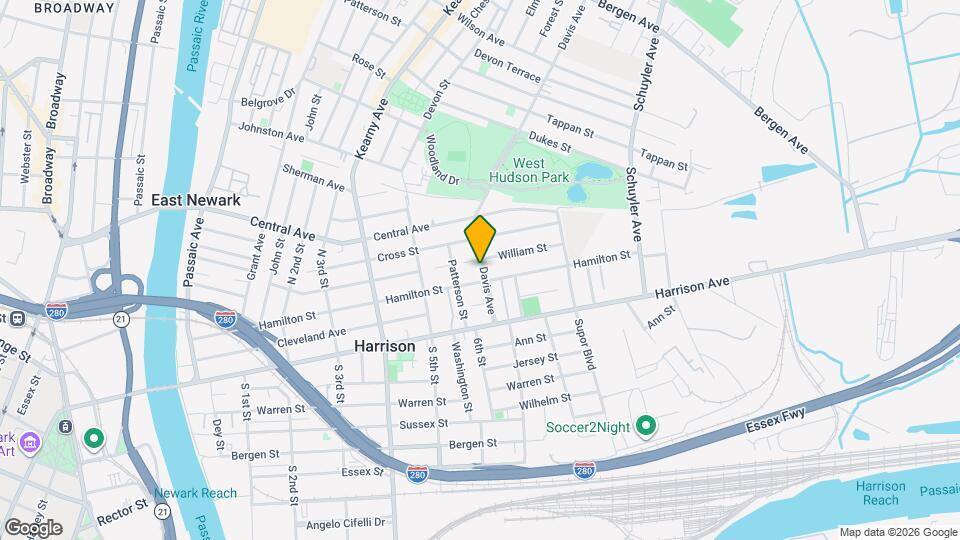 308 Davis Ave Mapa y Detalles de la Ubicación
