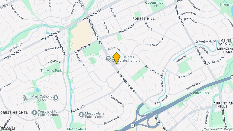 264 Fischer-Hallman Rd Map and Location Details