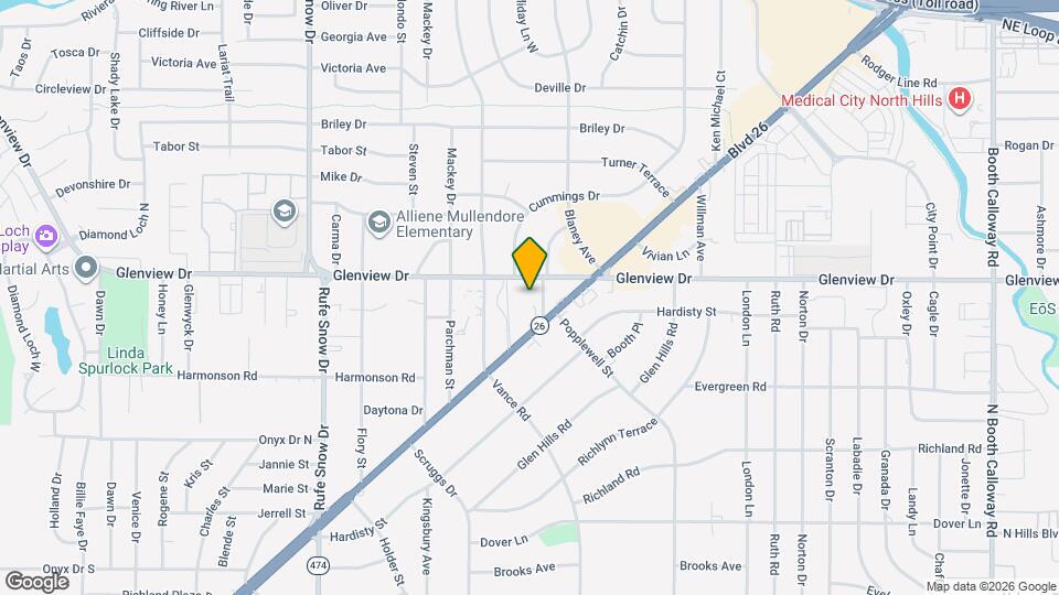 7054 Glenview Dr Map and Location Details