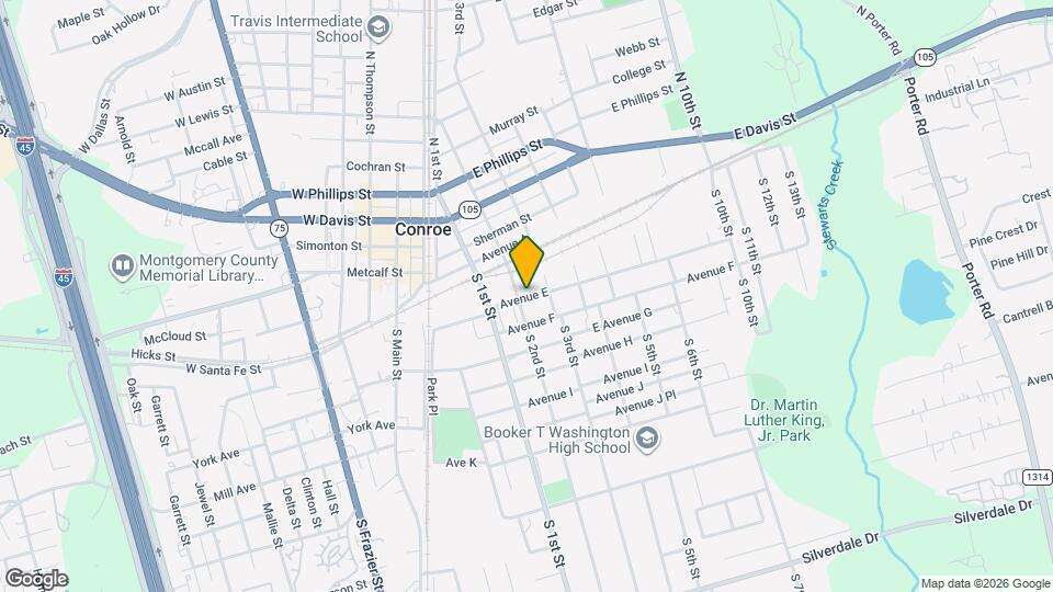 414 Avenue H Map and Location Details