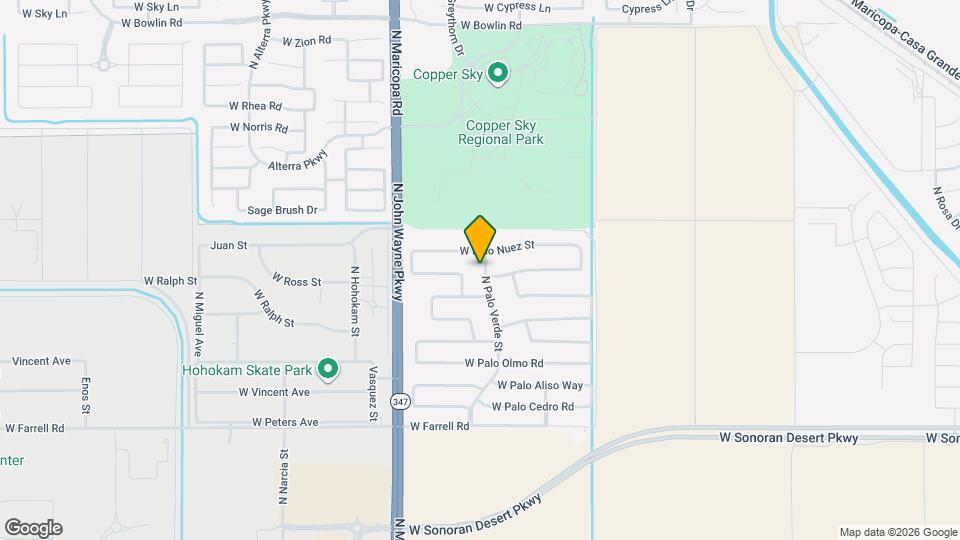 17028 N Palo Verde St Map and Location Details