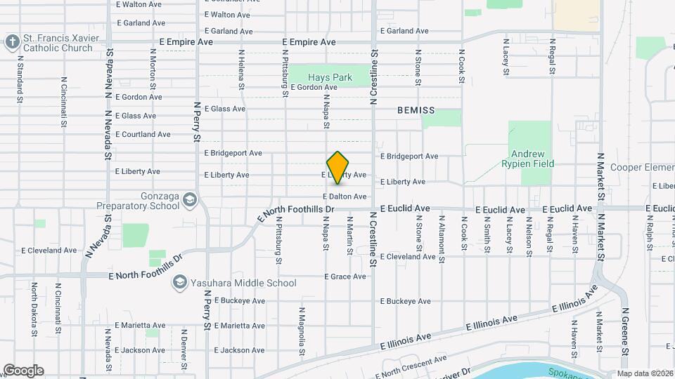 1913 E Dalton Ave Map and Location Details