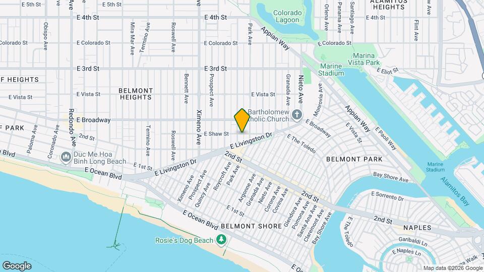 4710 E Shaw St, Unit 4710 -1st Floor Map and Location Details