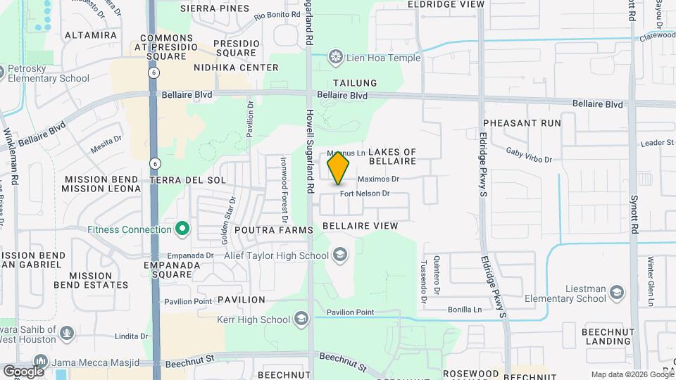 14102 Fort Nelson Dr Map and Location Details