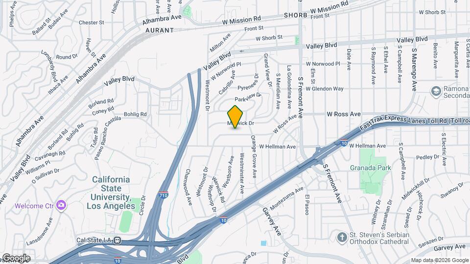 2927 W Ross Ave Mapa y Detalles de la Ubicación