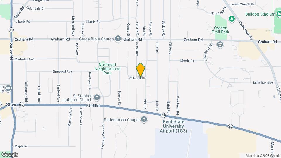 2410 Hillcrest Dr, Unit 2410 Hillcrest Drive Map and Location Details