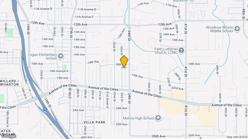 1820 33rd St Mapa y Detalles de la Ubicación