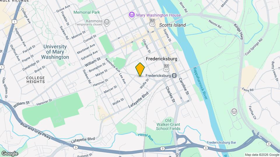 620 Kenmore Ave Map and Location Details