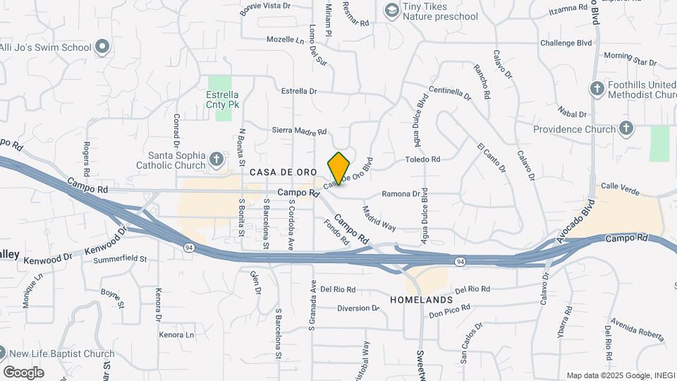 10110 Ramona Dr Map and Location Details