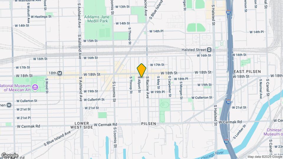 1819 S Allport St Map and Location Details