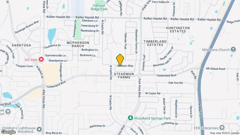 4224 Ashburn Way Map and Location Details
