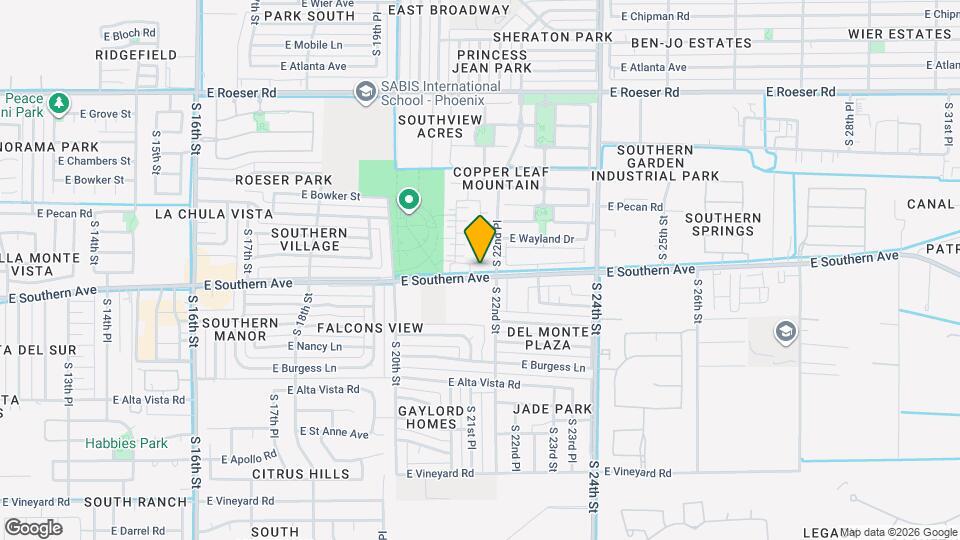 2125 E Huntington Dr Map and Location Details