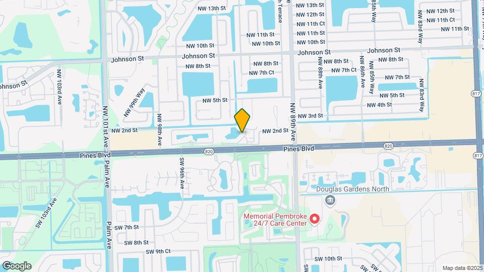 9202 NW 1st St, Unit 206 Map and Location Details